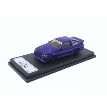 Toyota Corolla Levin GT-Apex AE86 RWB purple - skala 1:64 - DieCast Team